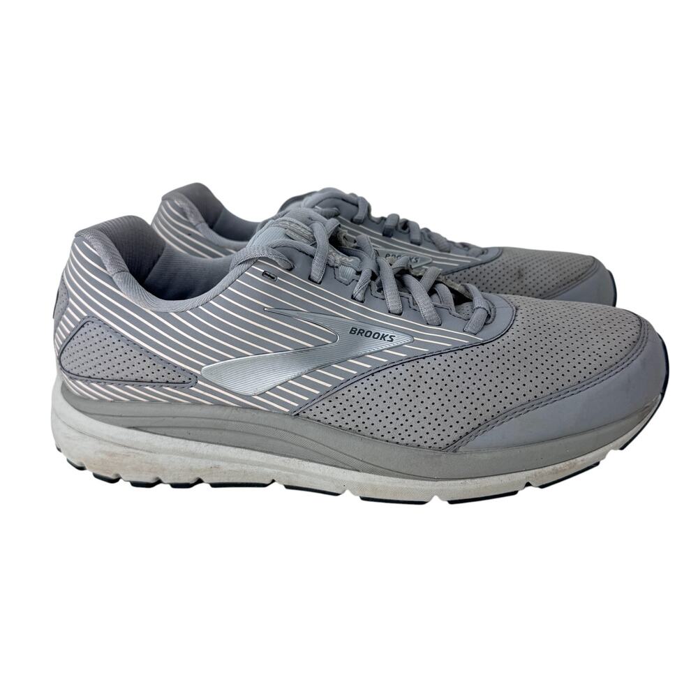 Brooks Addiction Walker Running Shoes Womens‎ 10.5B Gray Upper Suede 1203081B007